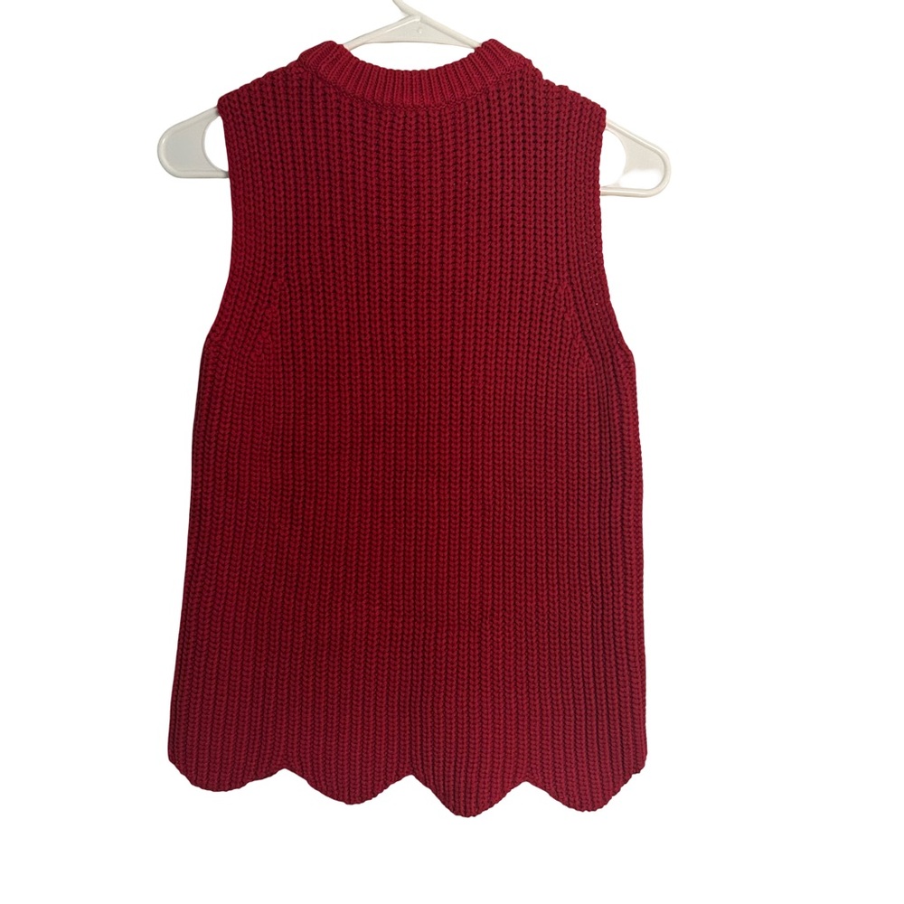 J. Crew Vibrant Red Knit Sweater - Picture 3 of 3